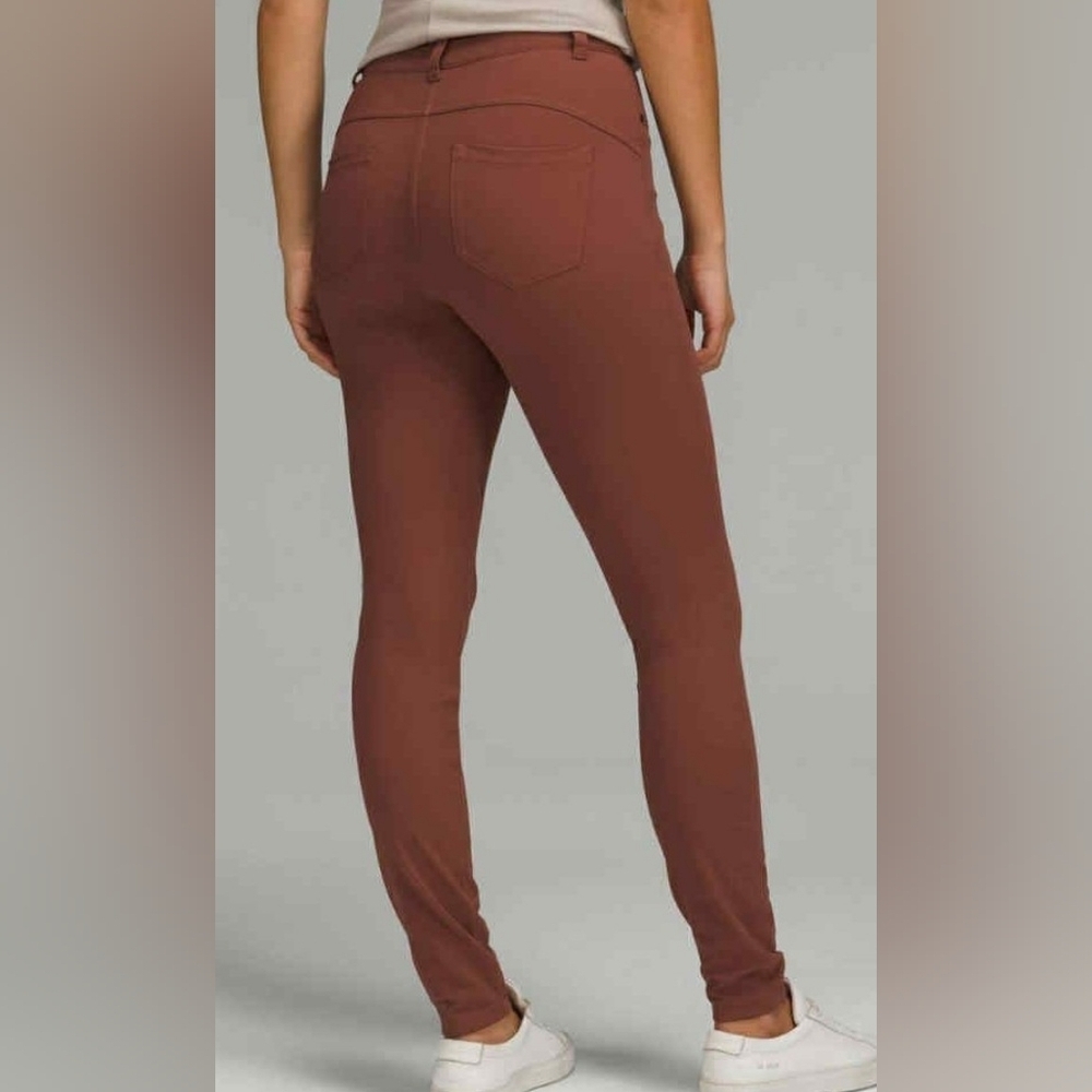 Lululemon City Sleek Slim-Fit 5 Pocket High-Rise Pant - 28" Waist - Picture 2 of 5